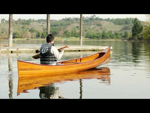 K002 - Wooden Canoe 18 feet