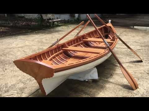 Fully Assembled Clinker Built Whitehall Row Boat 12 Feet by Old Modern Handicrafts