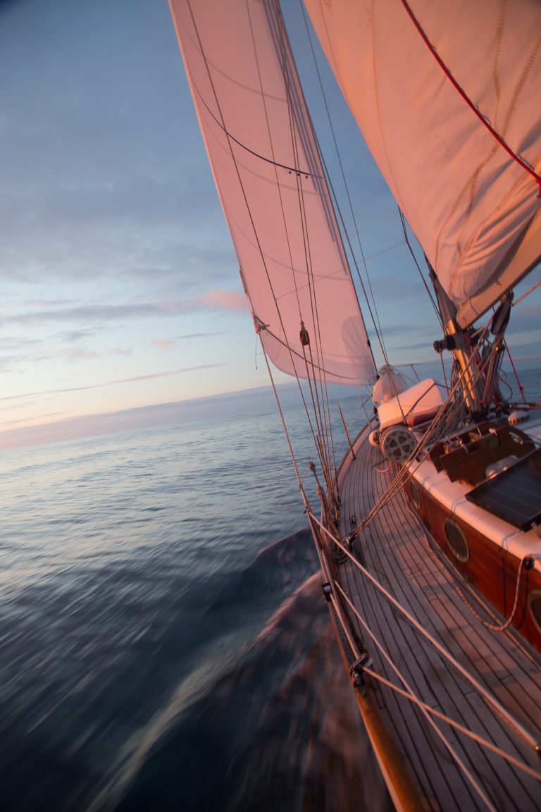 Beautiful sailing under the Arctics midnight sun 768x1152