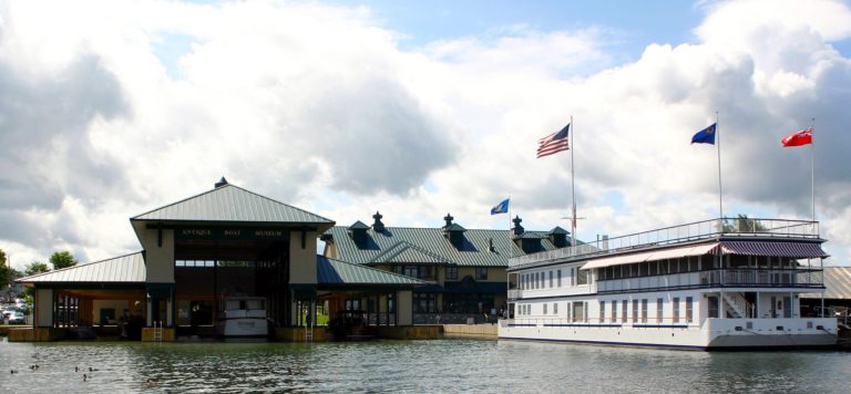 View of the Campus from the Water 768x356