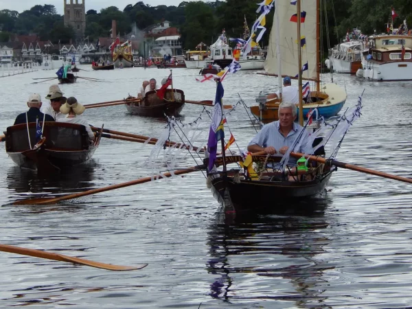 The Thames Traditional Boat Festival in Henley on Thames, GB.