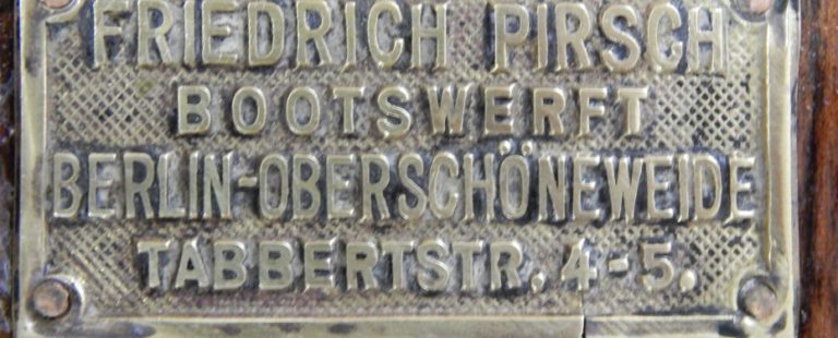 The builders plate.