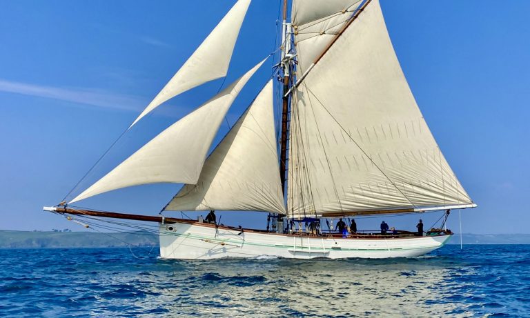 Falmouth Pilot Cutter Pellew on the water 2048x1534 2nr 768x461