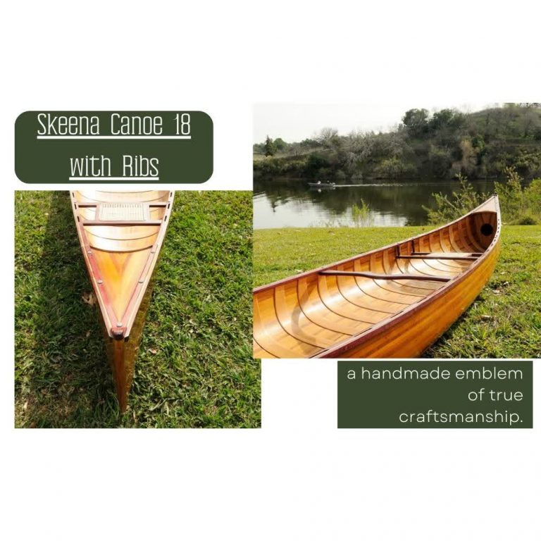 K013 Wooden Canoe with Ribs 18 ft L09 768x768