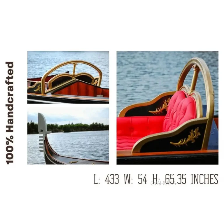 K151 VENETIAN GONDOLA REAL BOAT 36 L23 768x768