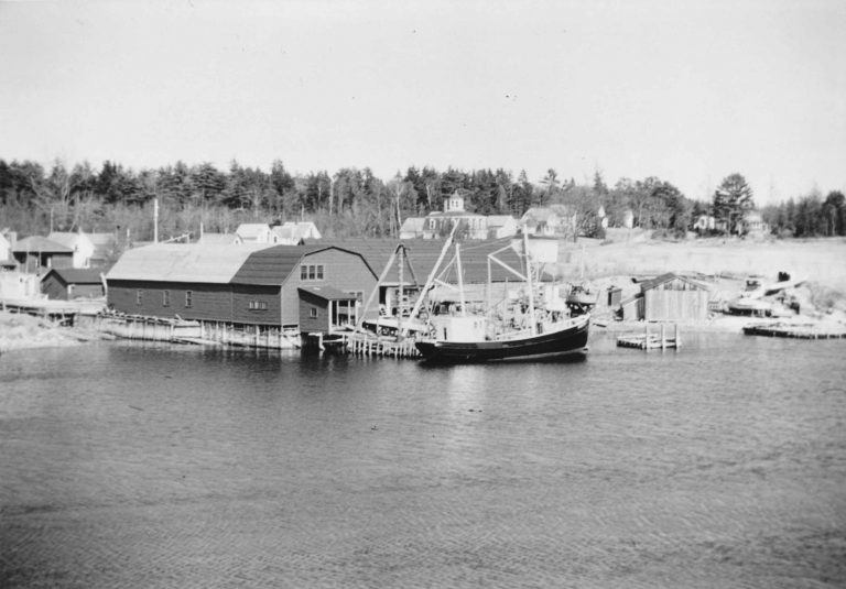 Webbers Cove Boatyard vintage image 1940s 768x535
